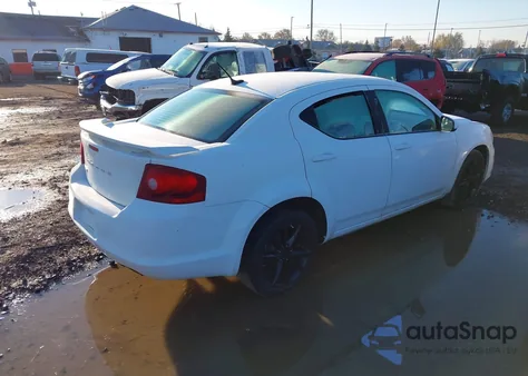 2014 Dodge Avenger Sxt from USA, damaged, VIN 1C3CDZCB5EN184465